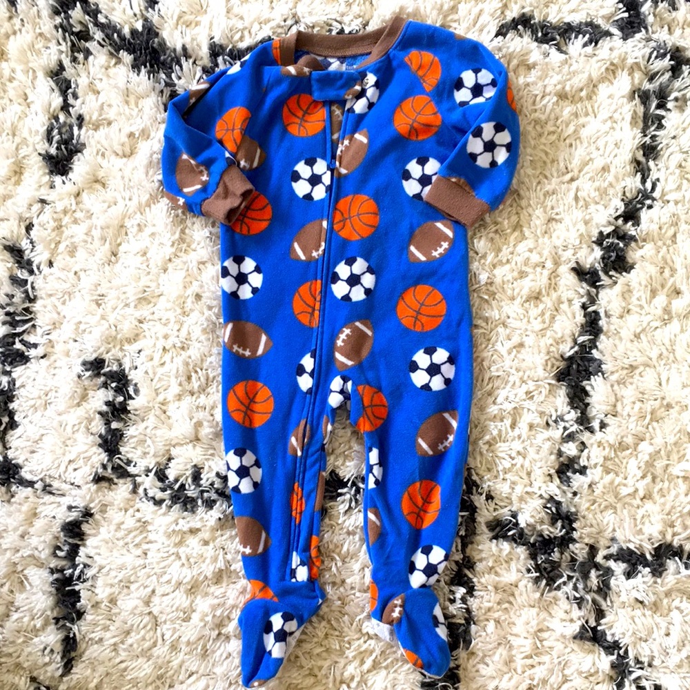 Toddler boy onesie pajamas size 12 months